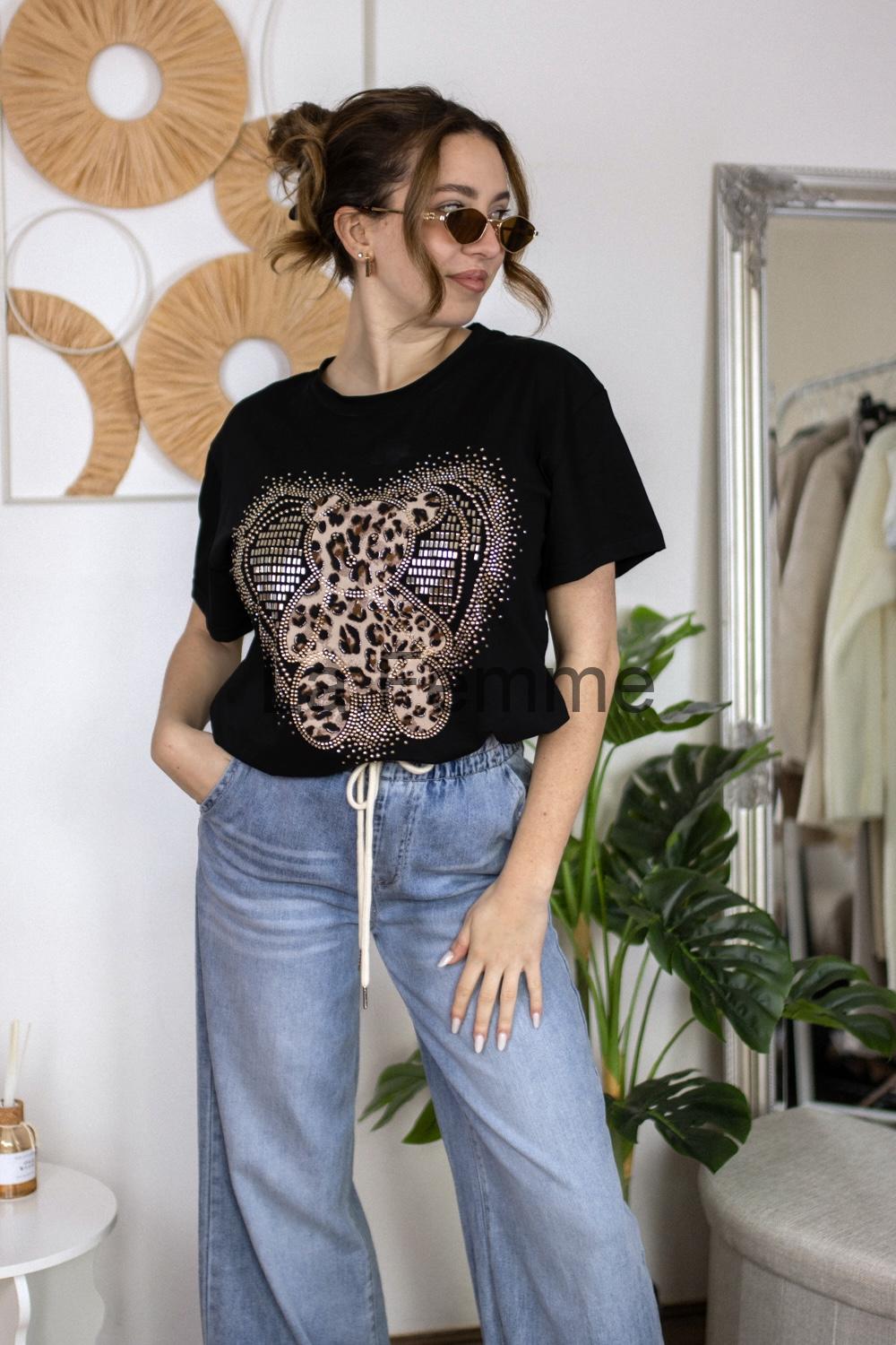 Dámské tričko Tiger vibe, black