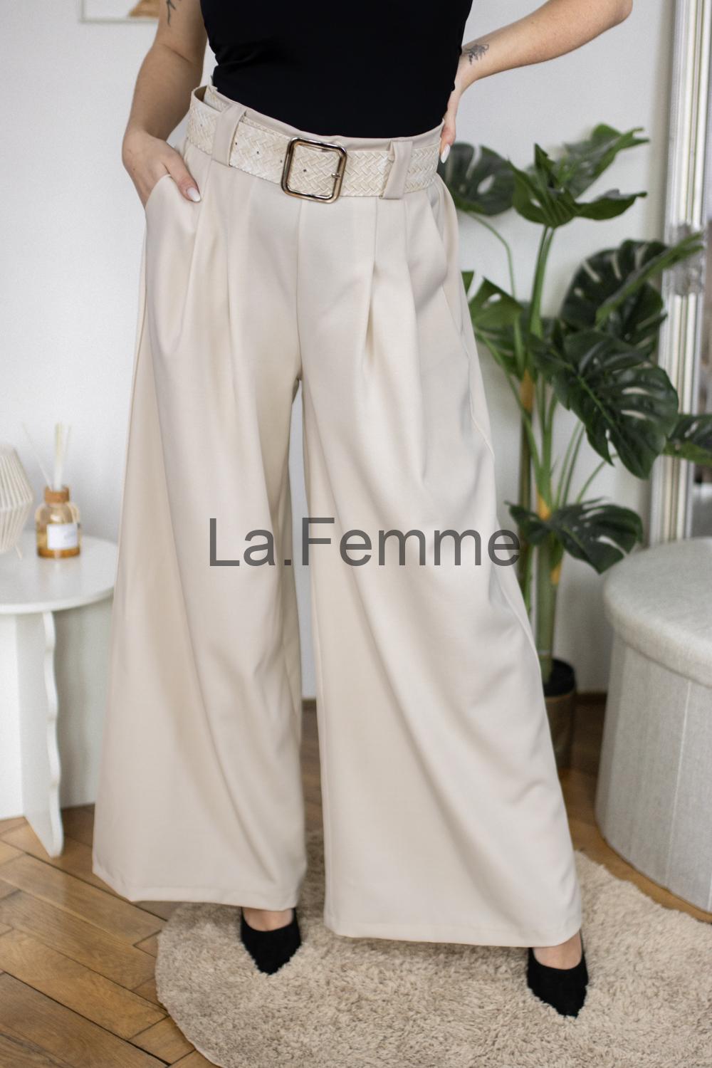 Dámská elegantní kalhoty Seline, beige