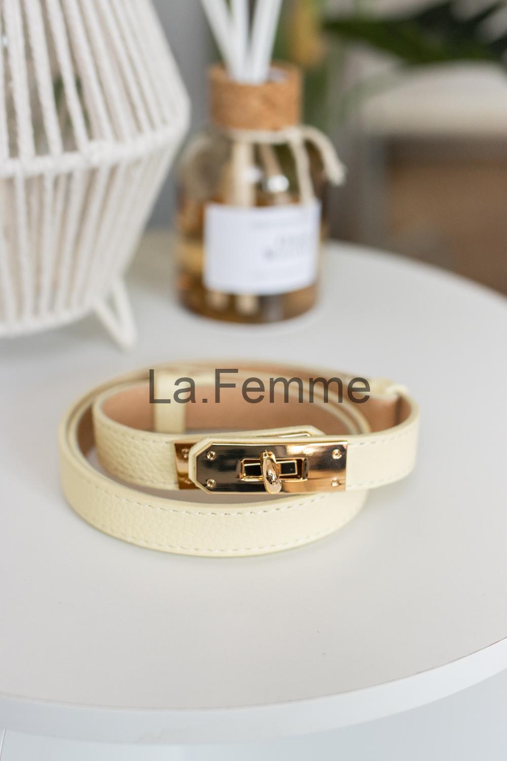 Kožený pásek, Yellow