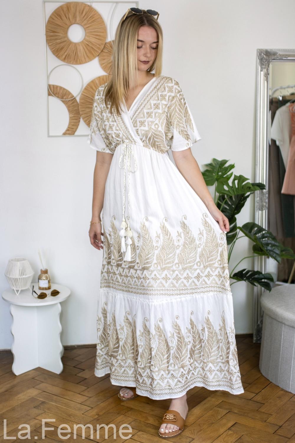 Dámské Maxi šaty Athena, white