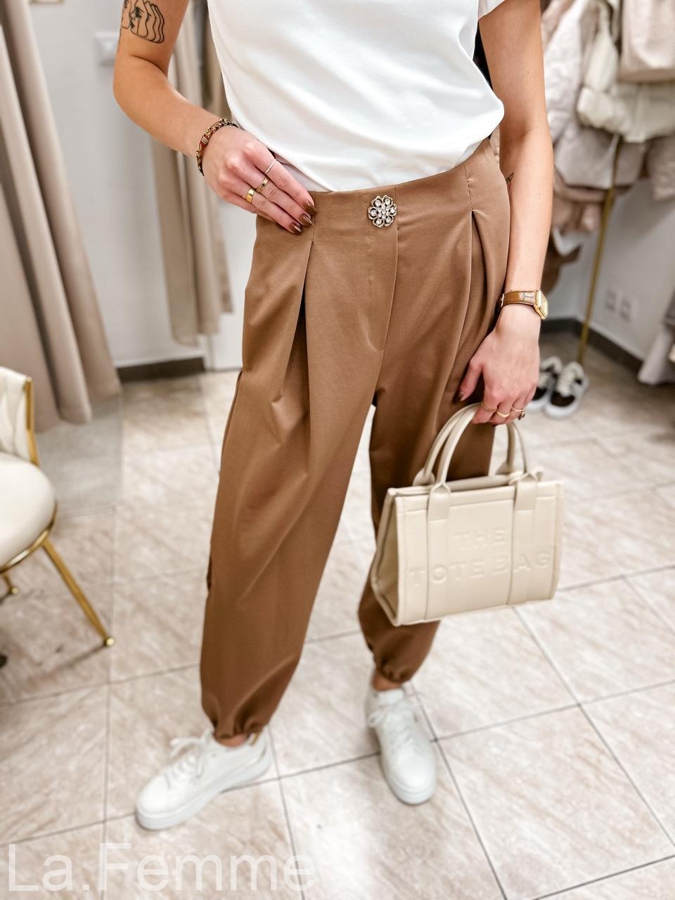 Kalhoty Madison, caramel