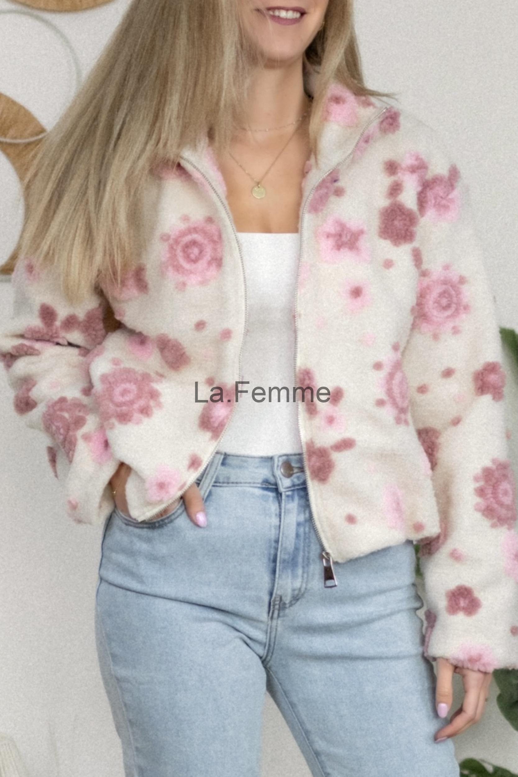 Teddy bomber, pink