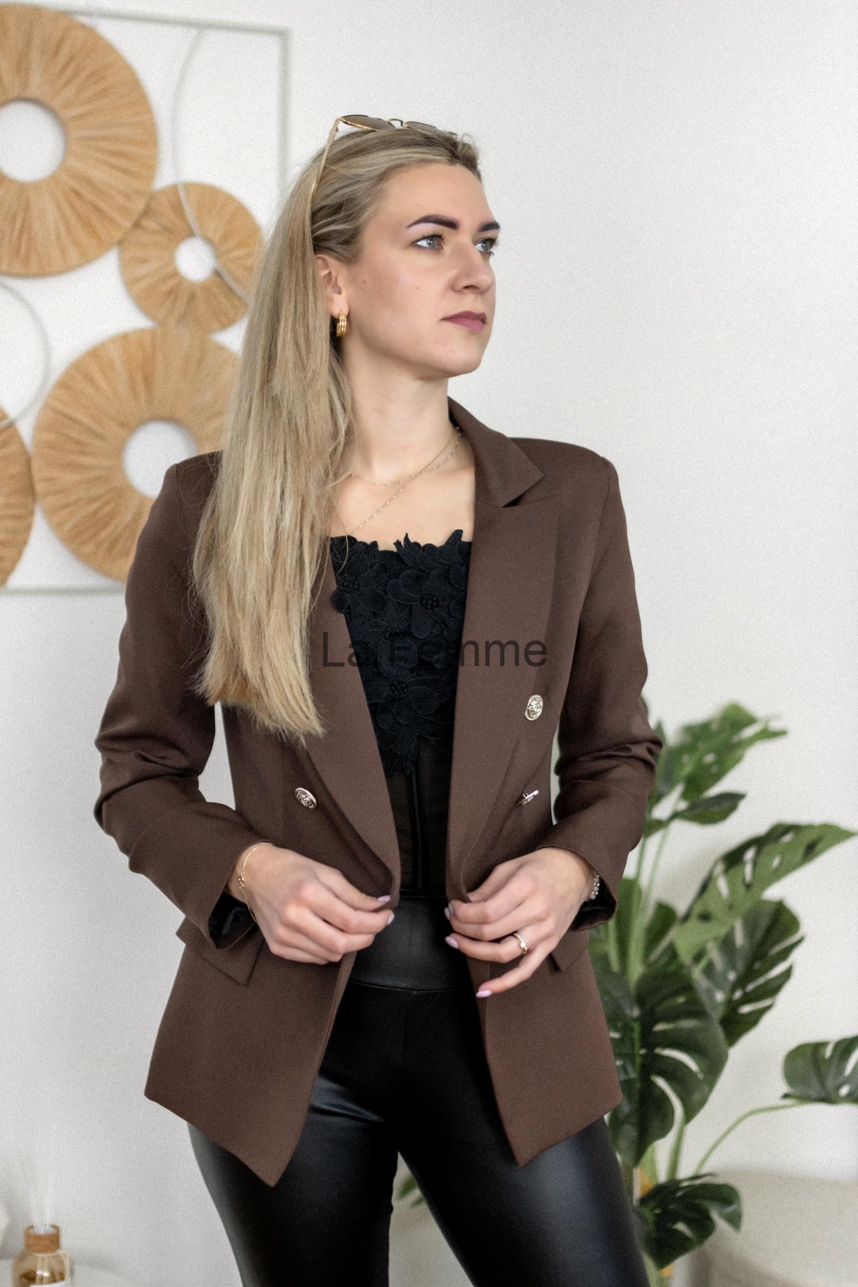 Elegantní sako Emily, brown