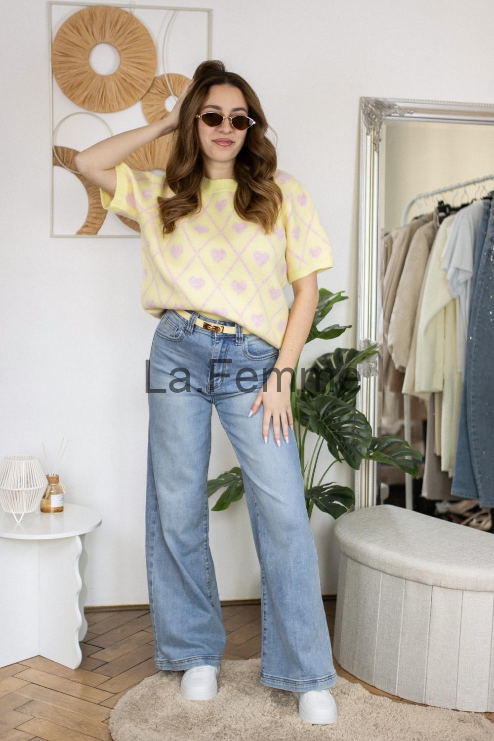 Dámský svetřík Rebeka, yellow