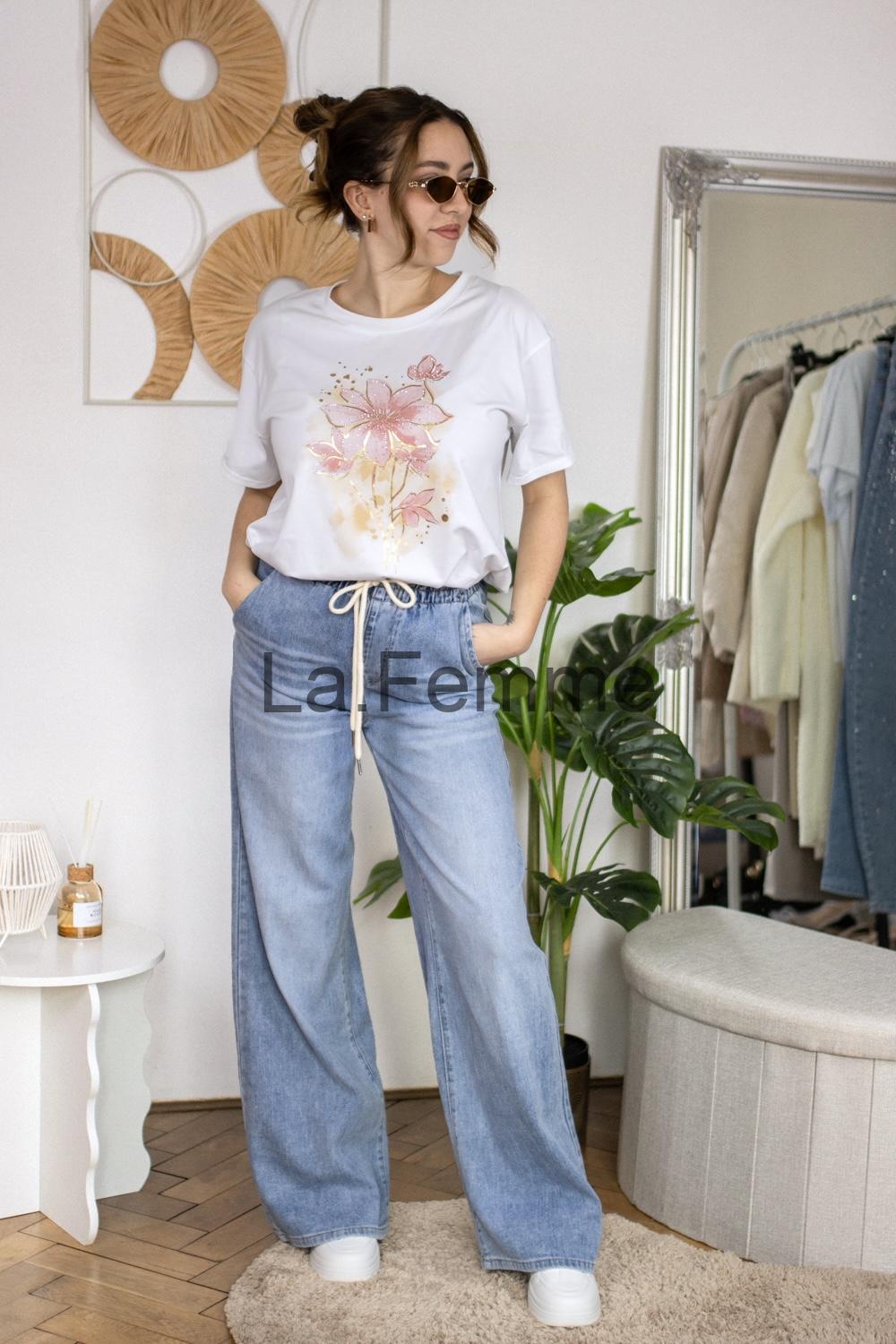 Dámské tričko Flower Vibe, white