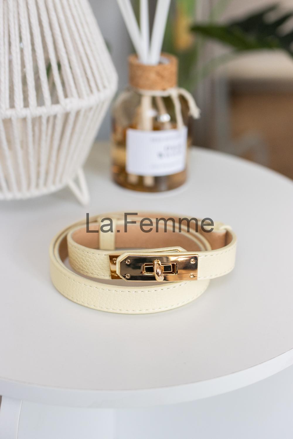 Kožený pásek, Yellow