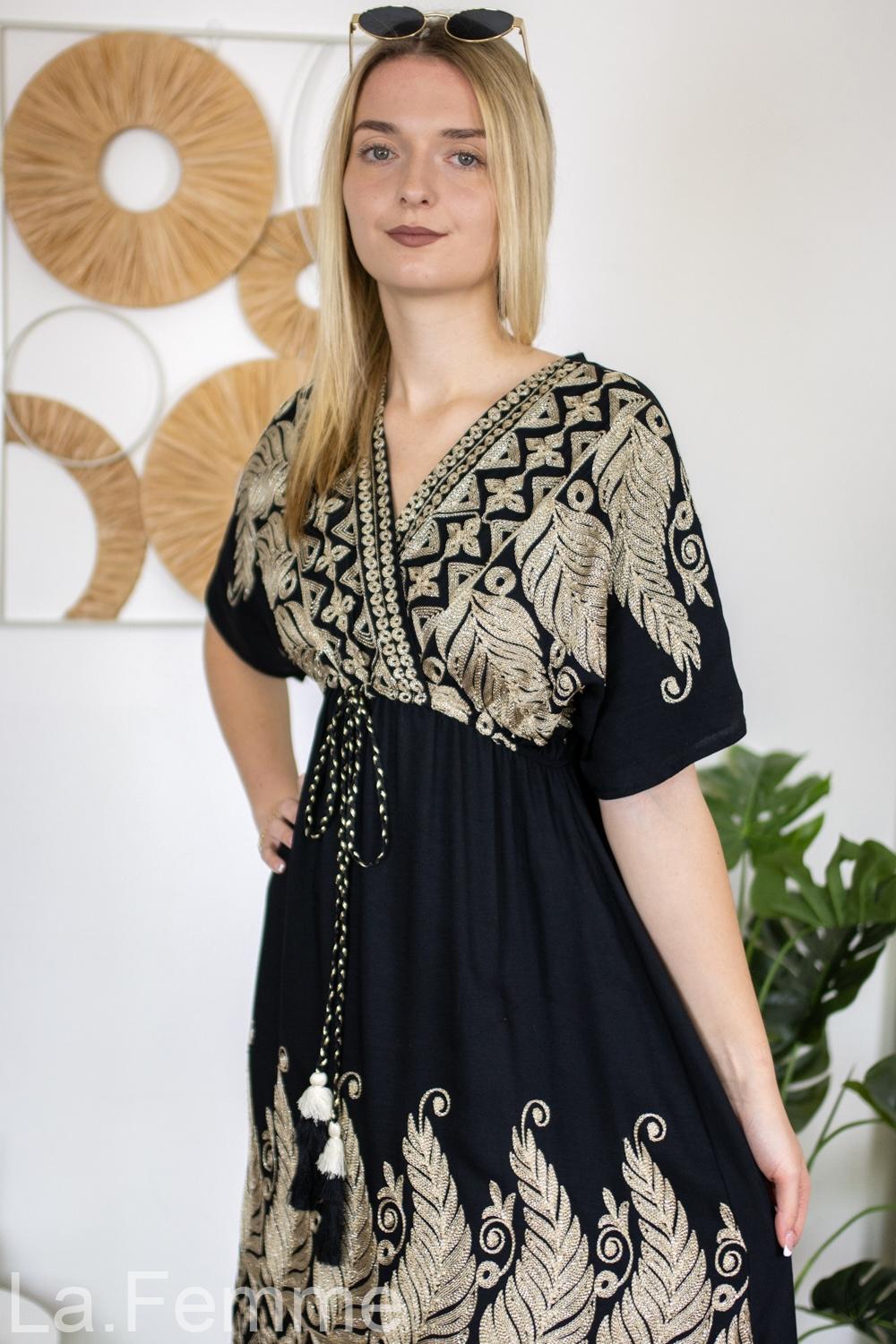 Dámské Maxi šaty Athena, black
