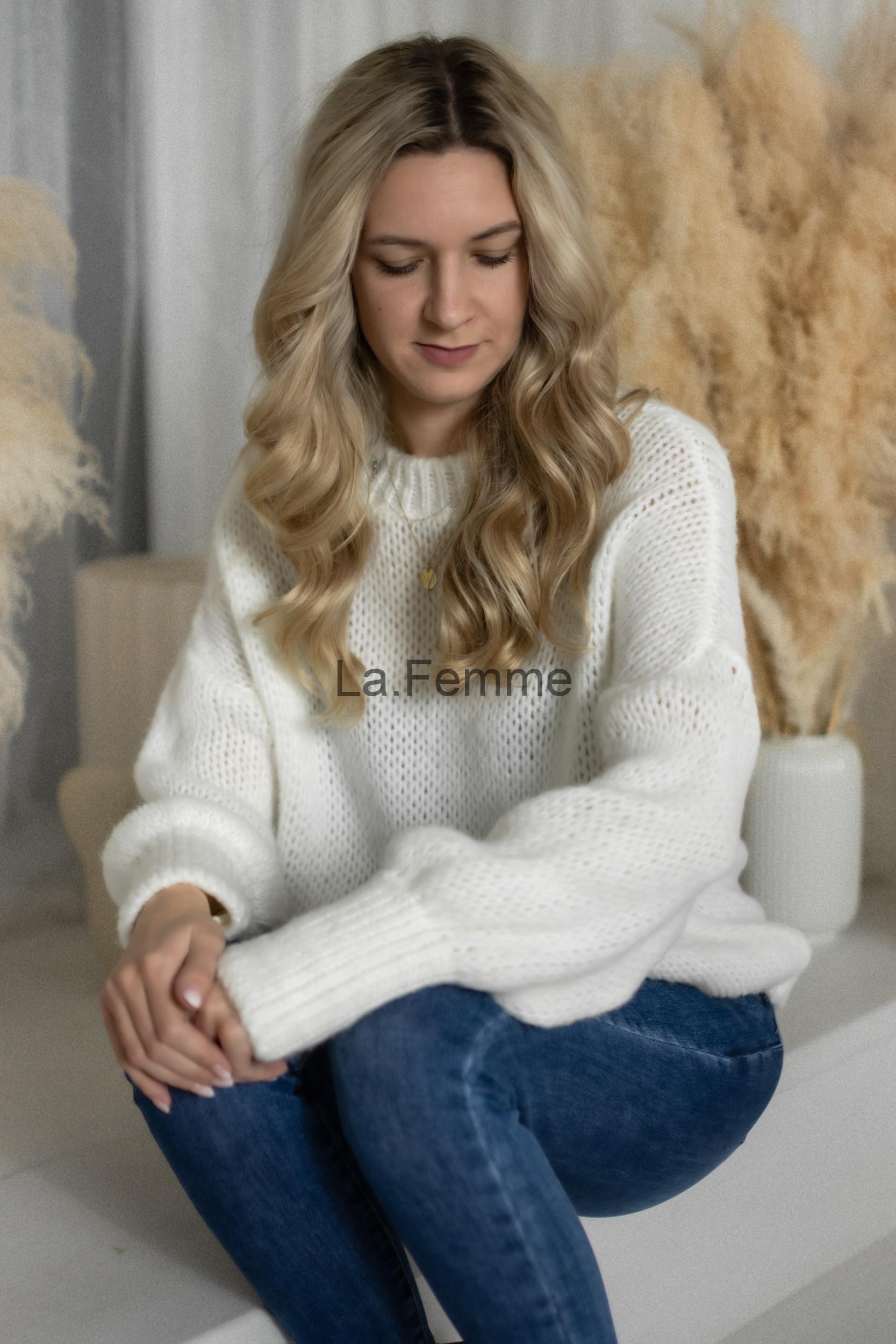 Mohérový svetr Lola, Creme