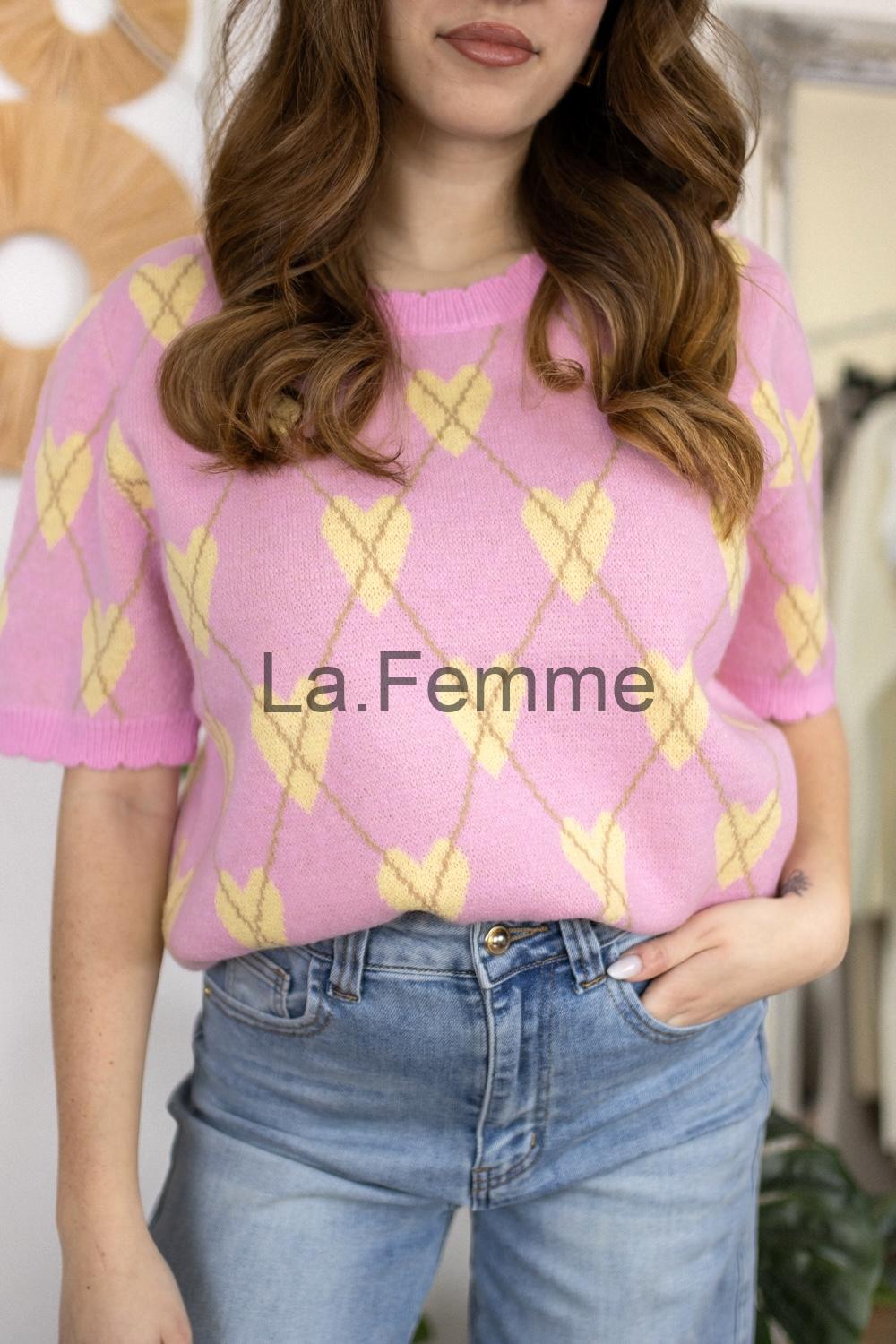 Dámský svetřík Rebeka, pink