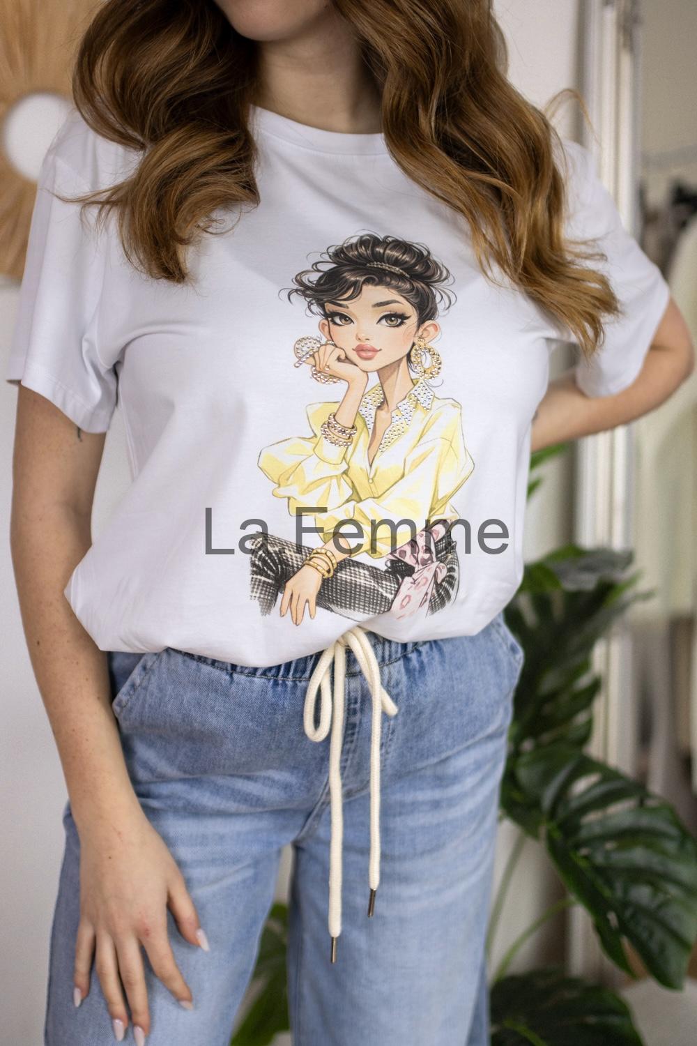 Dámské tričko Girl Energy, white