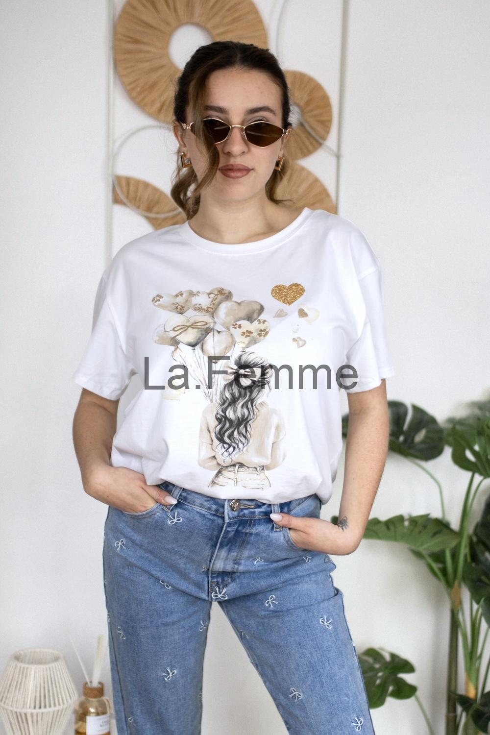 Dámské tričko Lovely, white