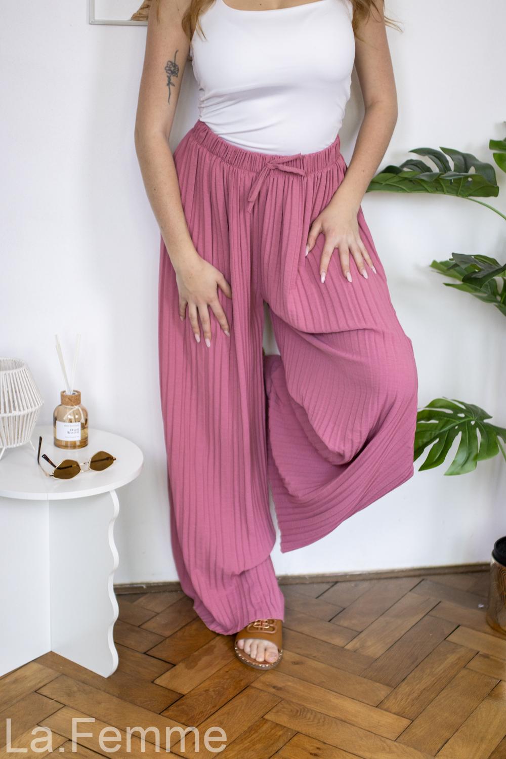 Dámské kalhoty Breeze, dusty rose