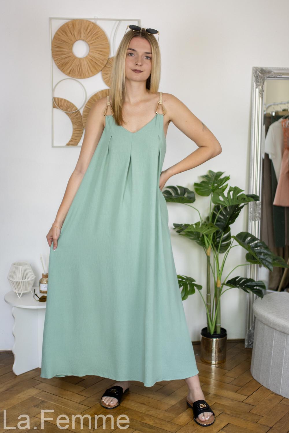 Dámské Maxi šaty Serena, light green