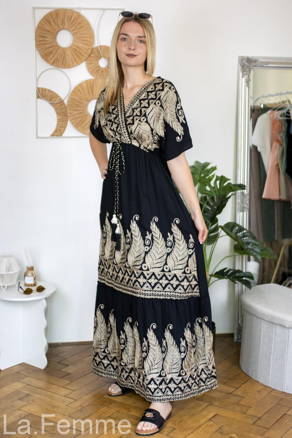 Dámské Maxi šaty Athena, black