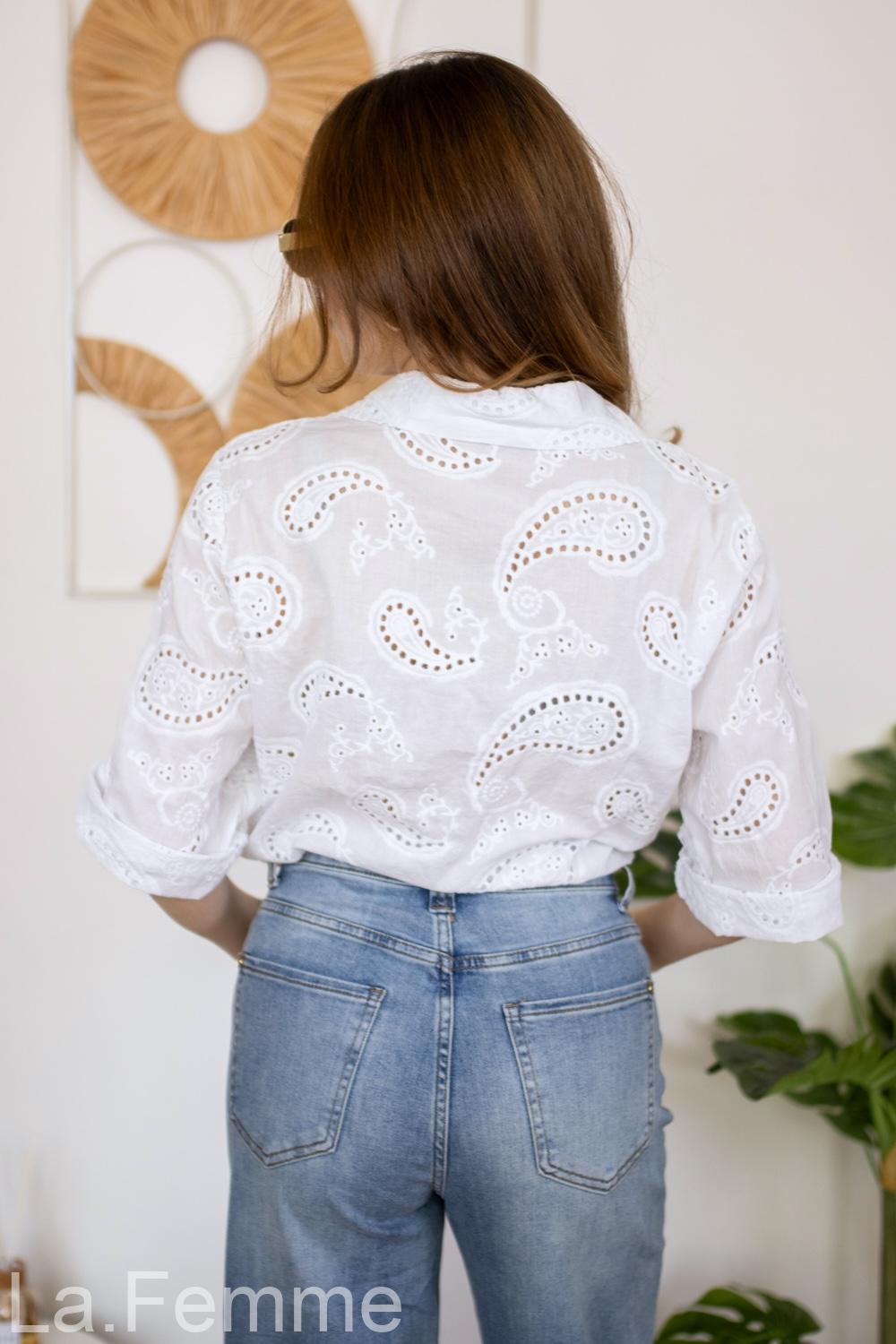 Dámská krátká košile Juliette, white
