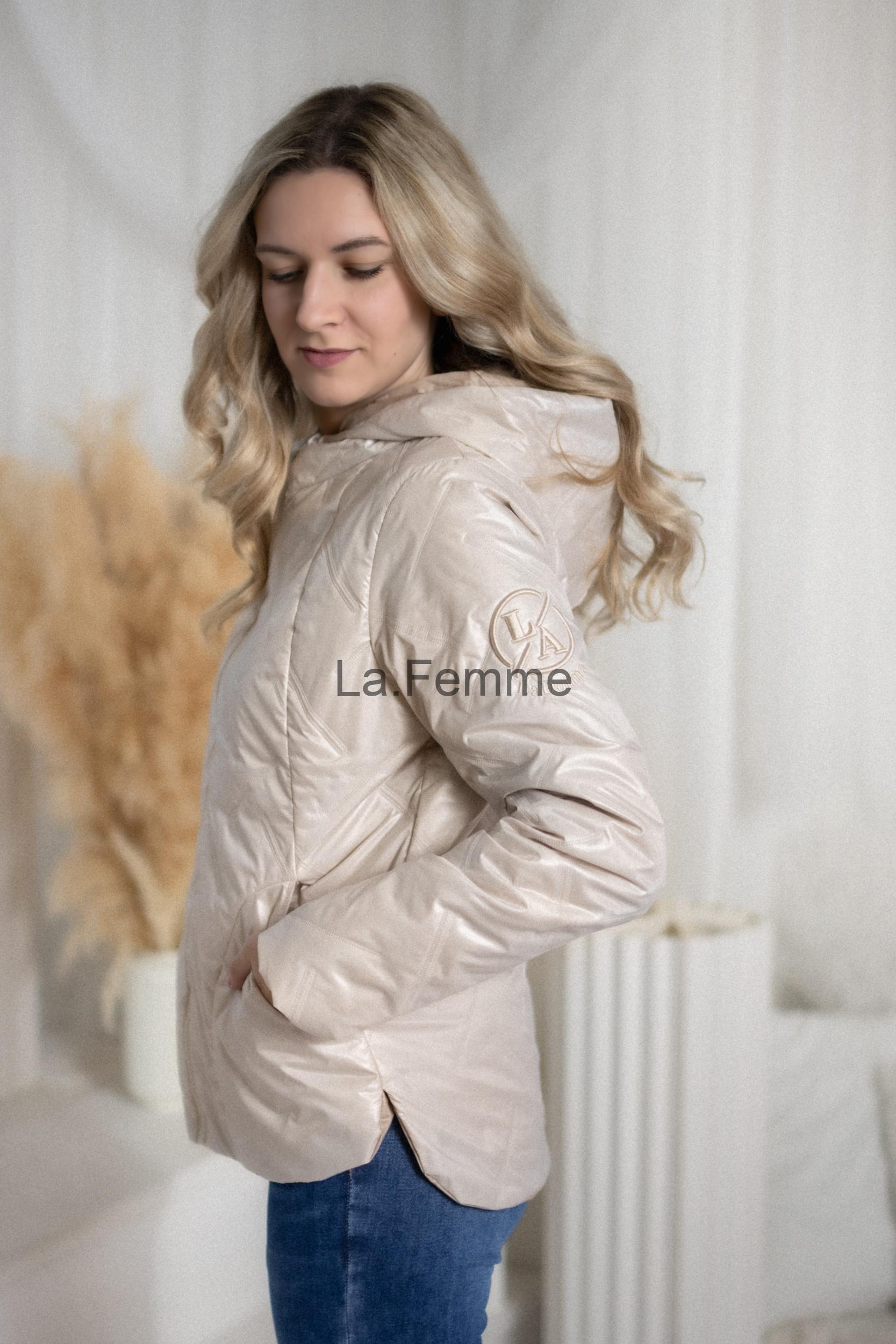 Prošívaná bunda Stay, Creme