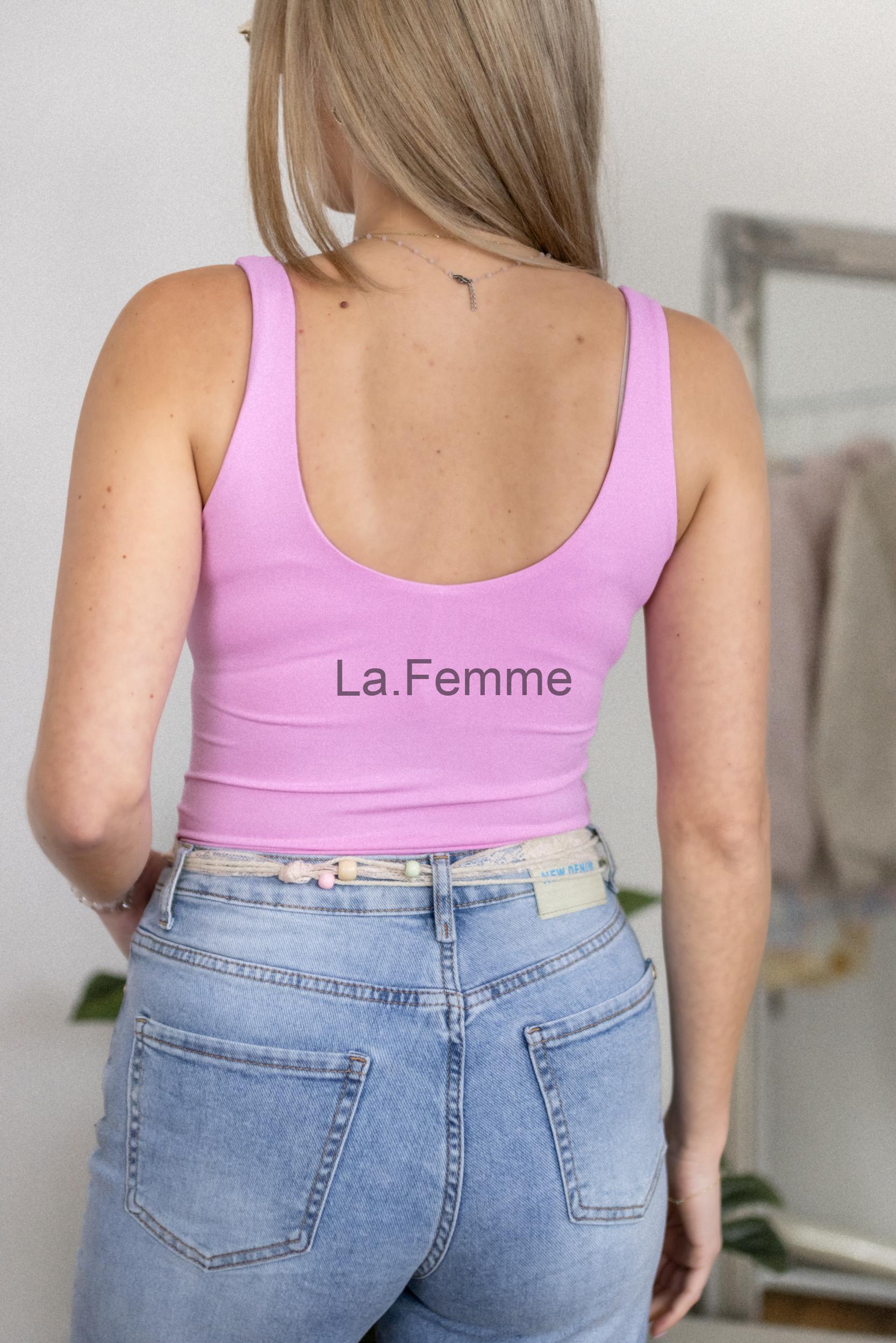 Tílko Basic, baby pink