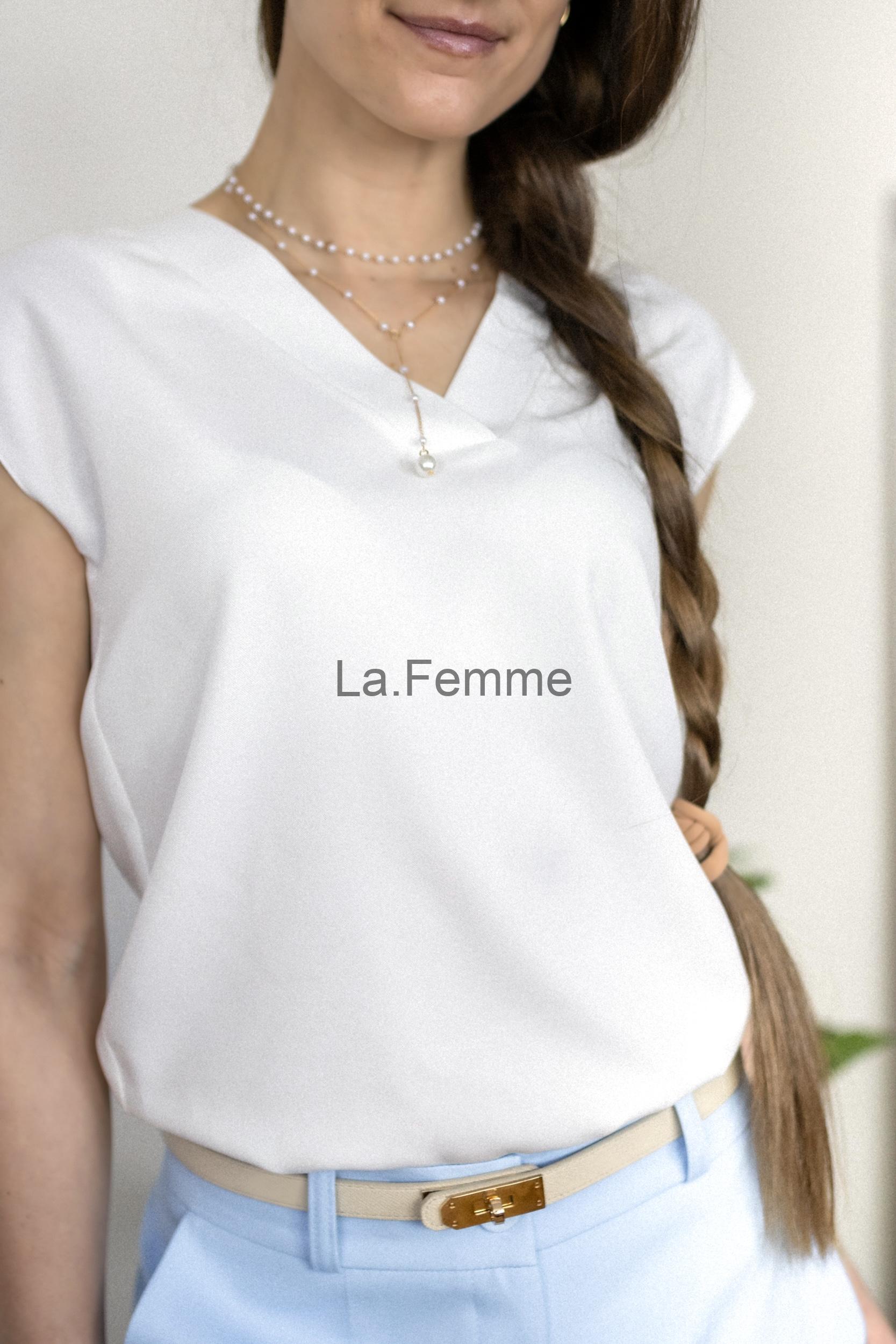 Elegantní halenka, white