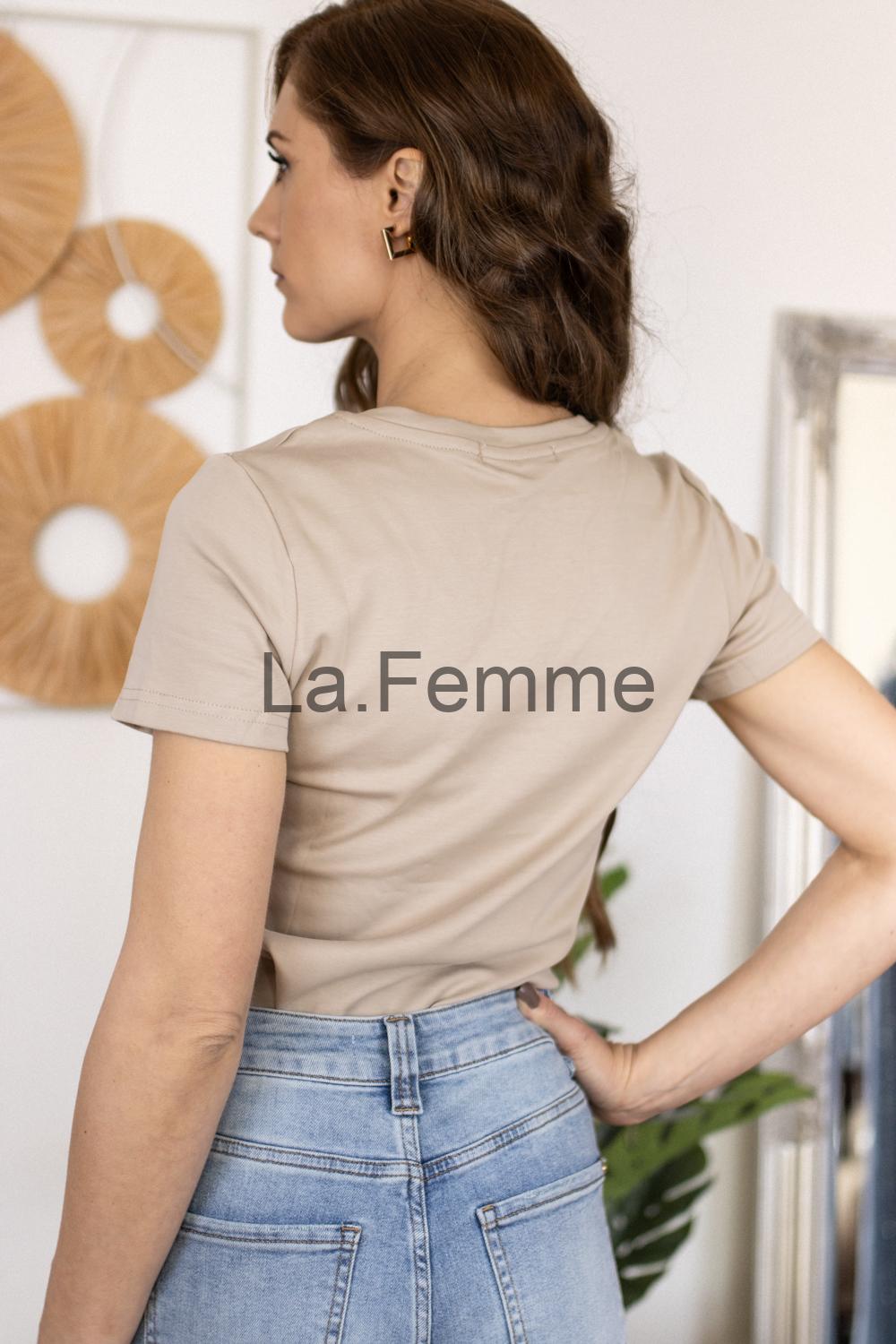 Dámské tričko Leila, beige