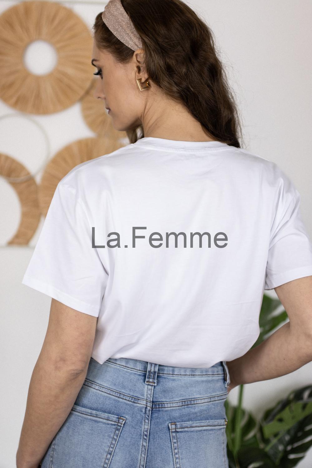 Dámské tričko Brown Bike, white