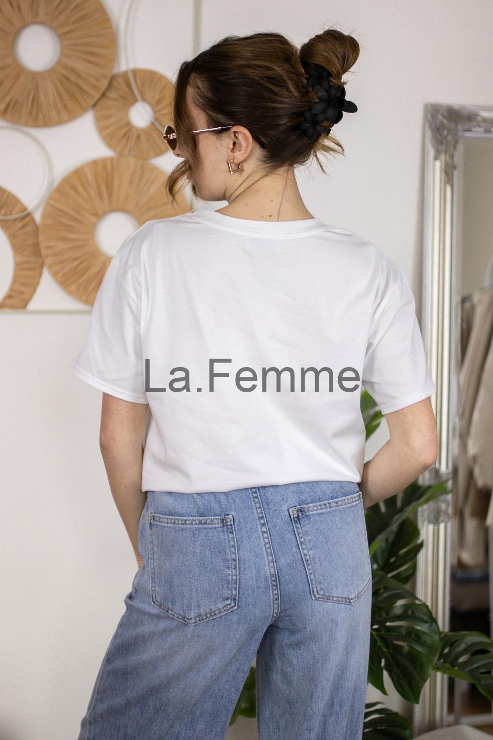 Dámské tričko Flower Vibe, white