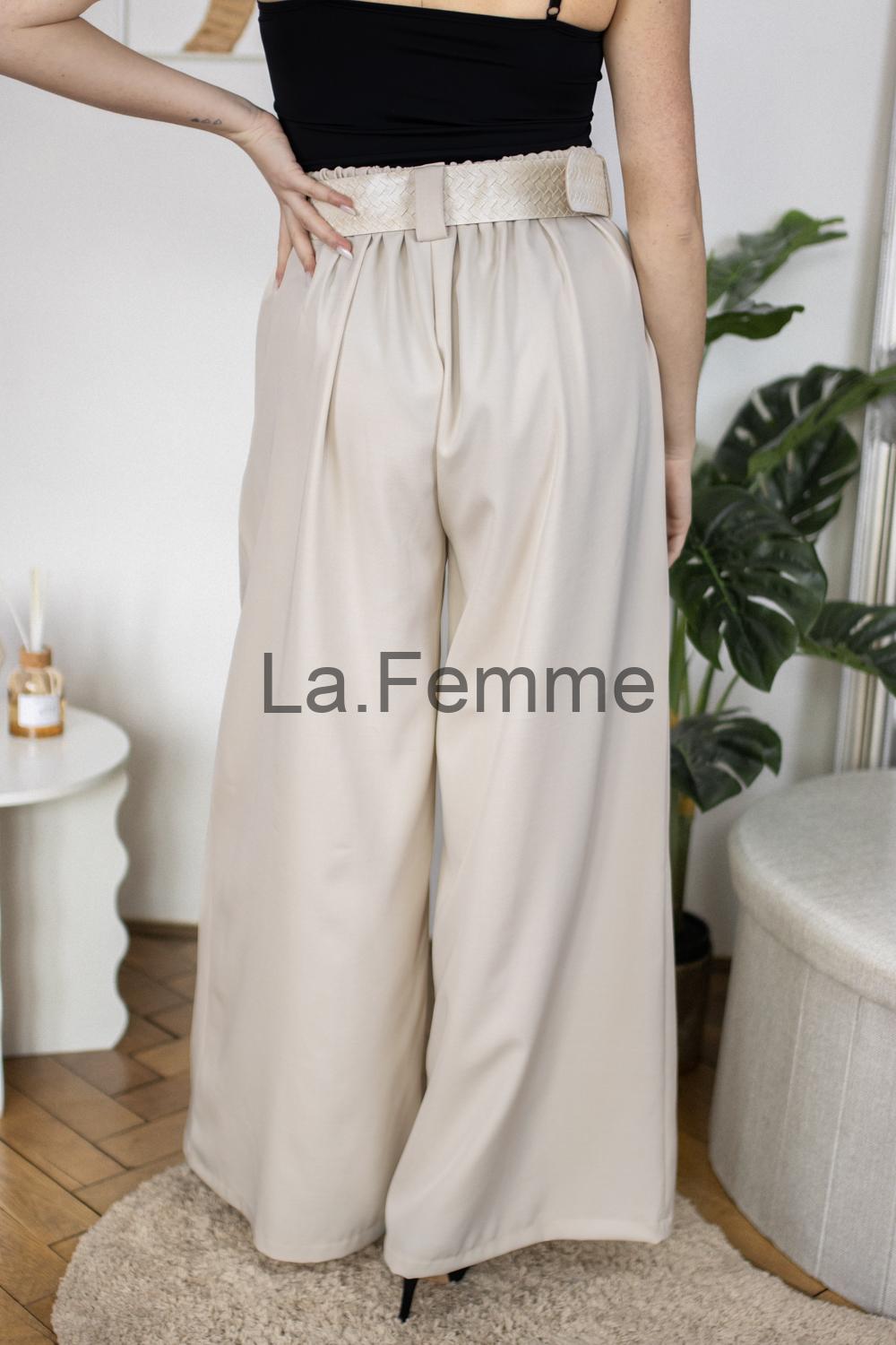 Dámská elegantní kalhoty Seline, beige