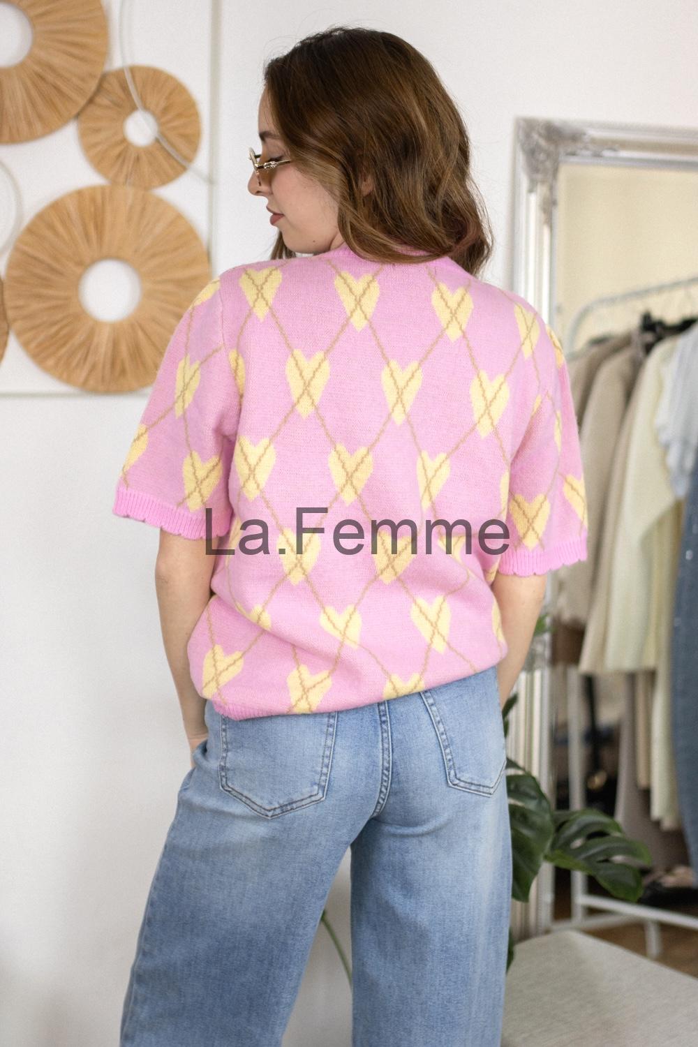 Dámský svetřík Rebeka, pink