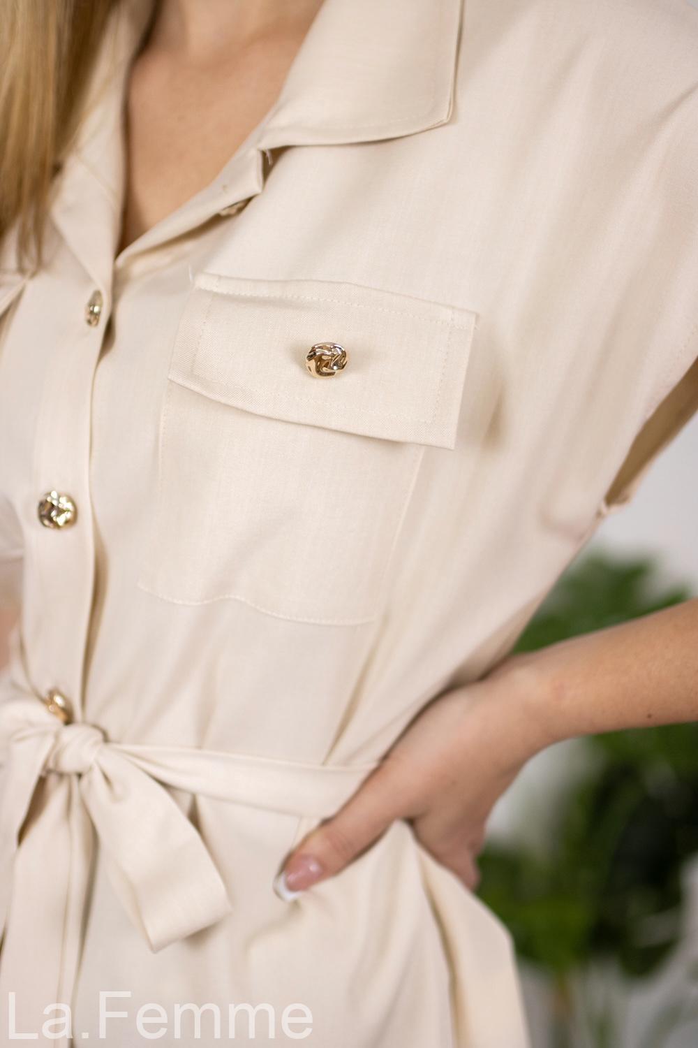 Dámská košilová vesta Daisy, beige