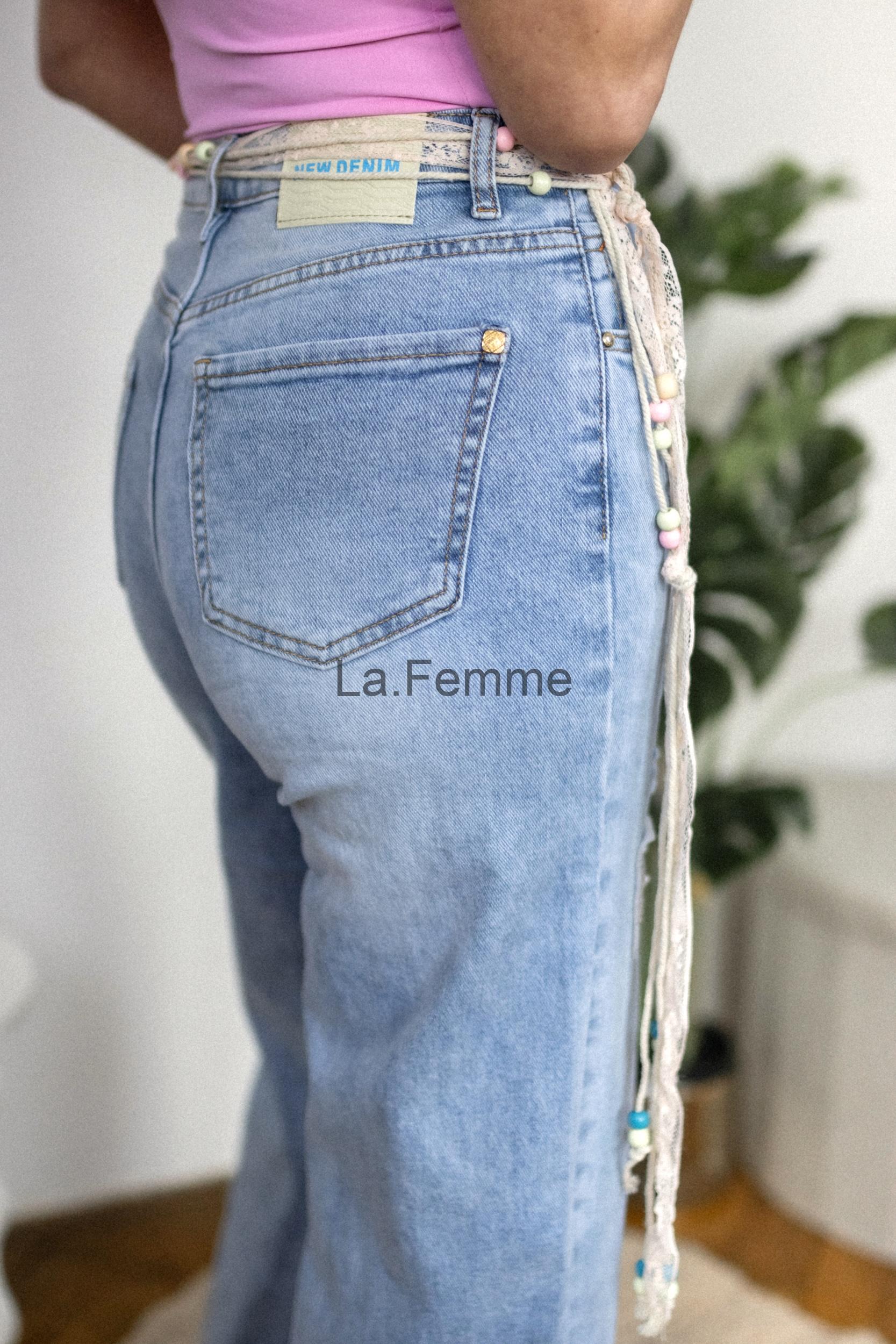 Dámské rifle wide leg Blossom