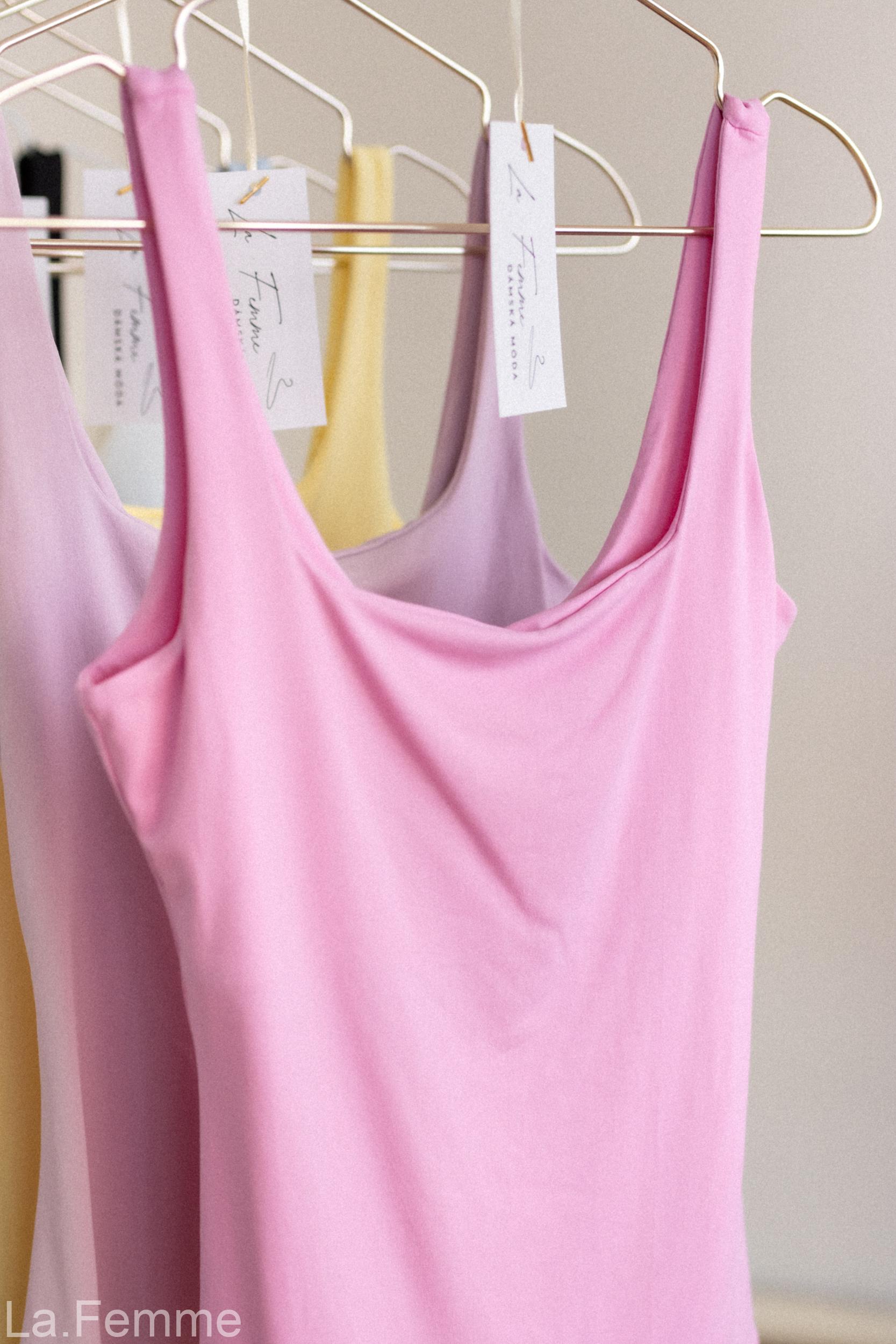 Tílko Basic, baby pink