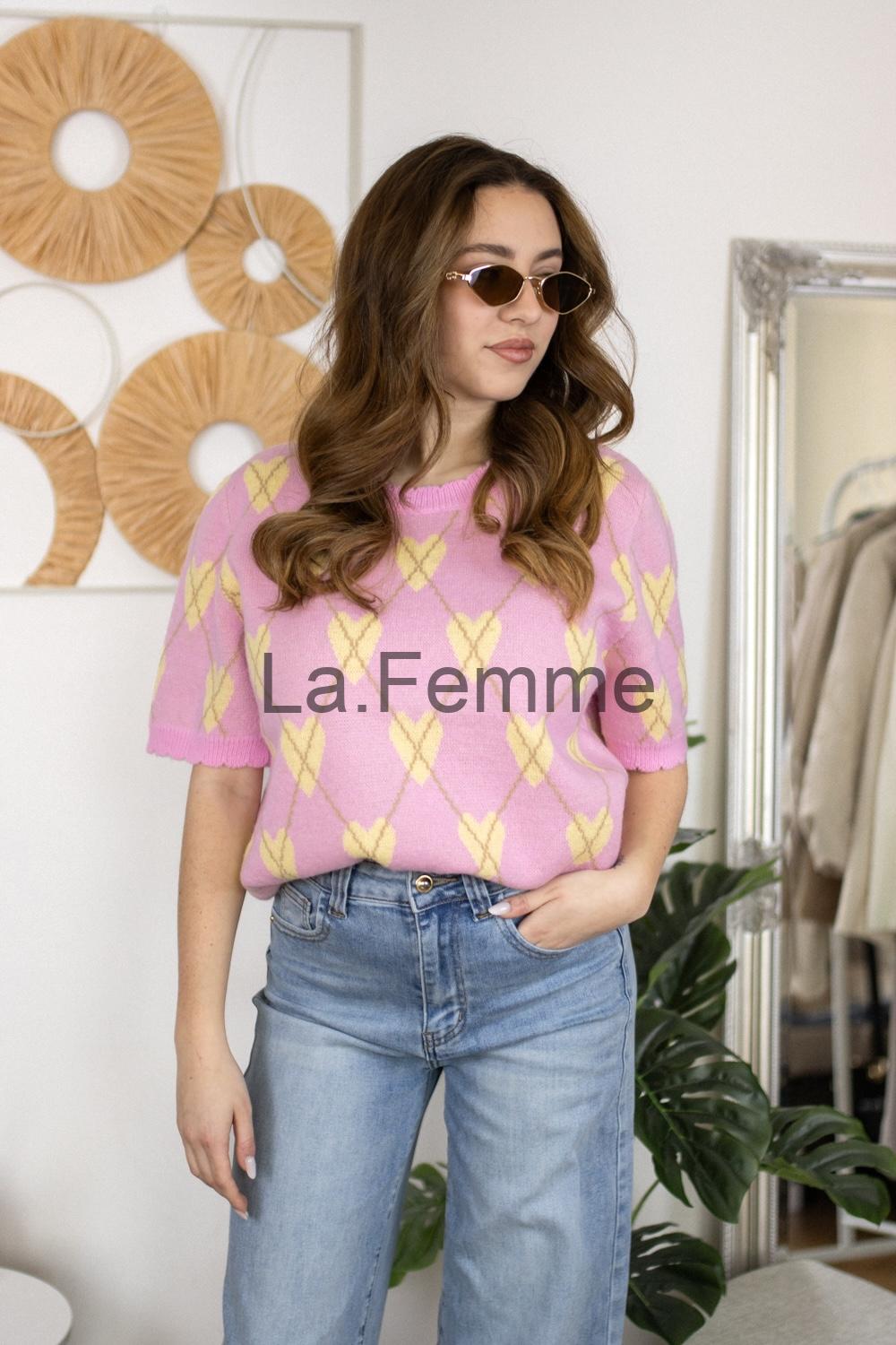 Dámský svetřík Rebeka, pink