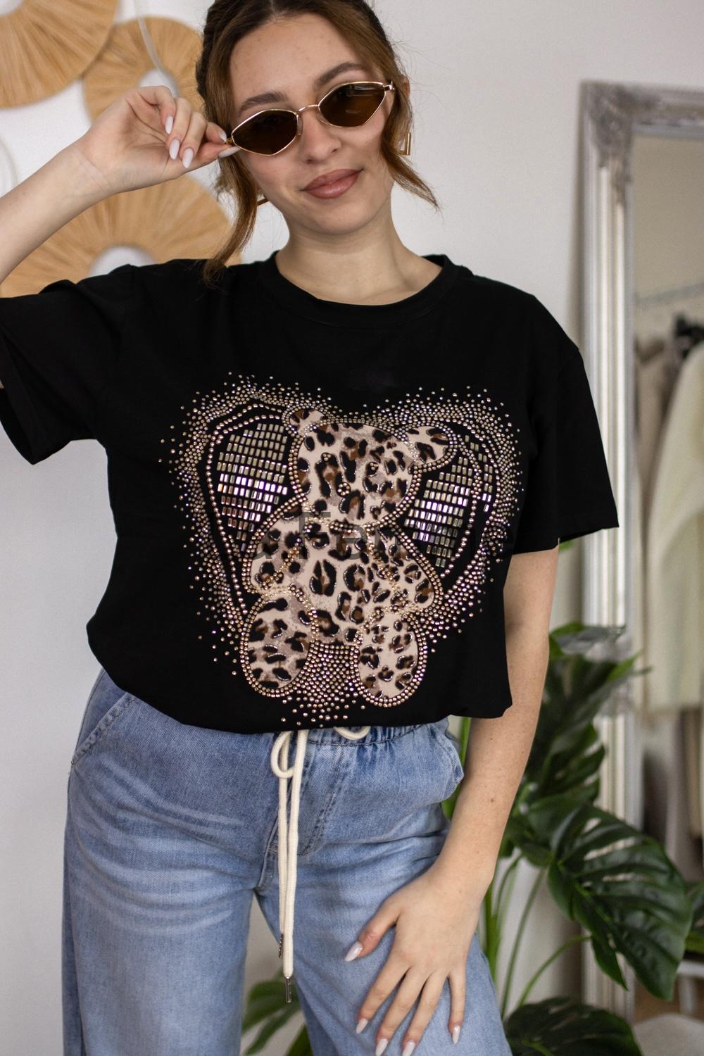 Dámské tričko Tiger vibe, black