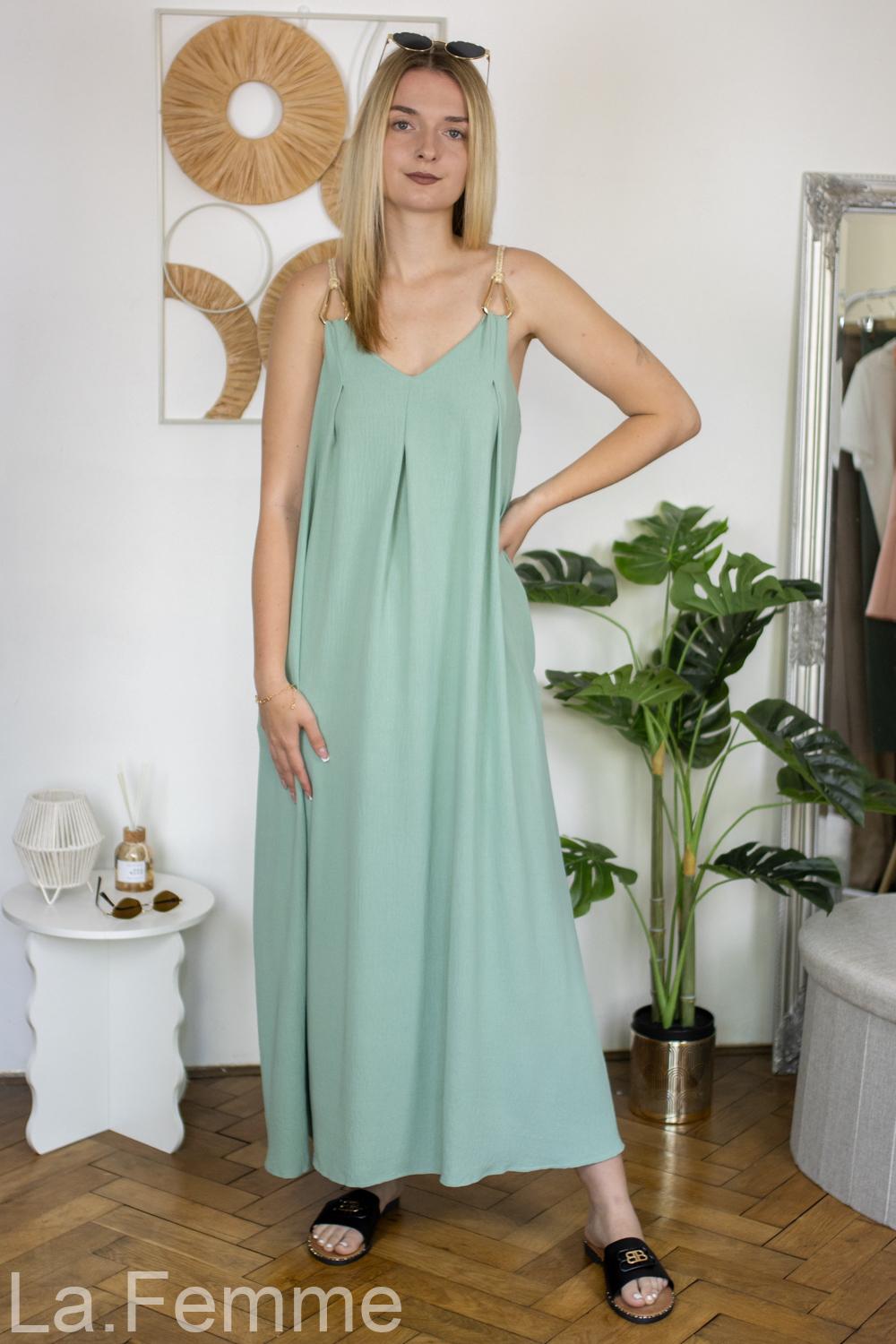 Dámské Maxi šaty Serena, light green