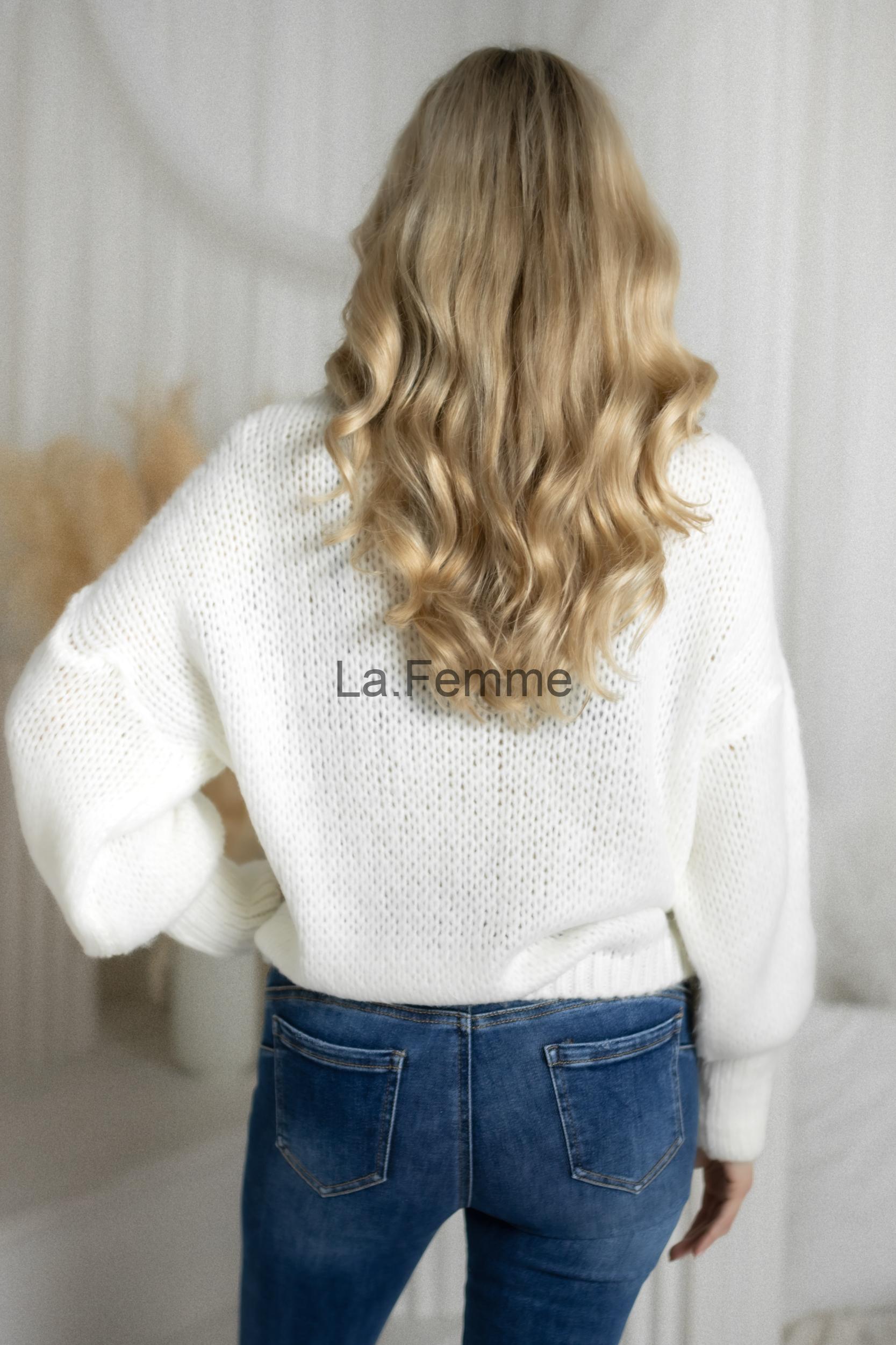 Mohérový svetr Lola, Creme