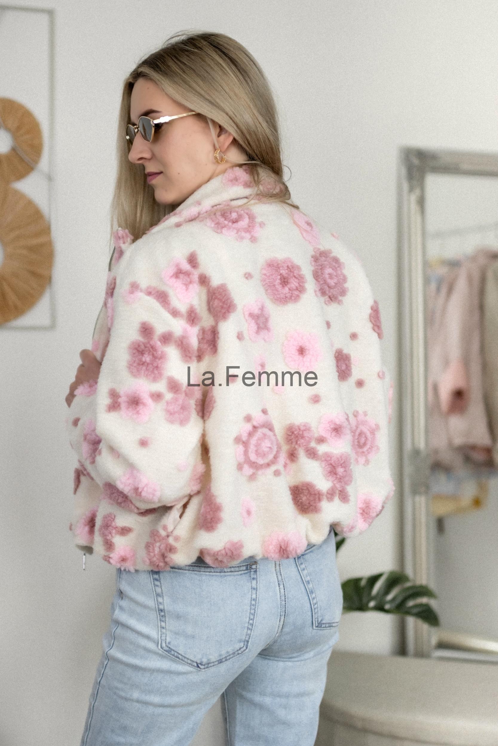 Teddy bomber, pink
