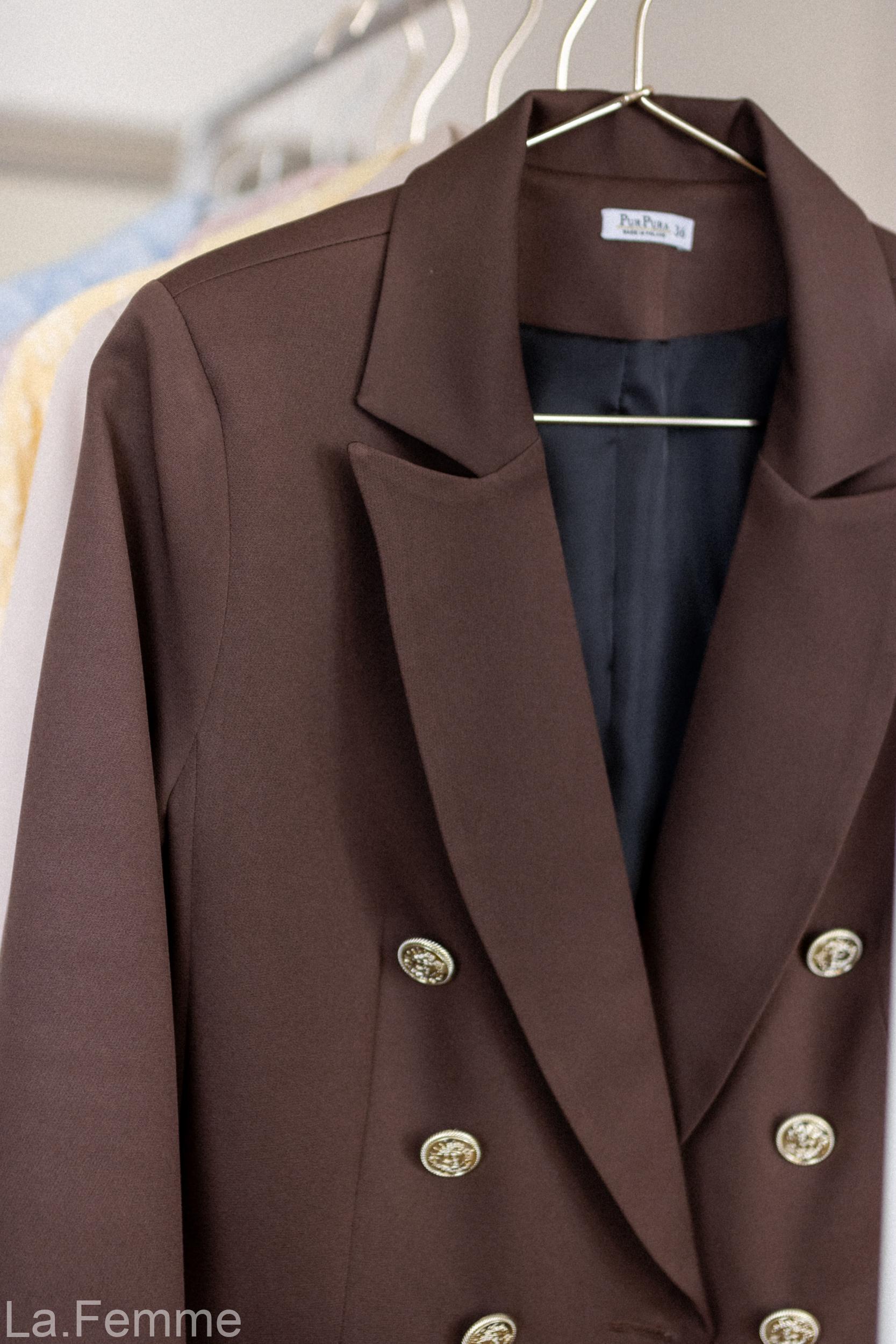 Elegantní sako Emily, brown