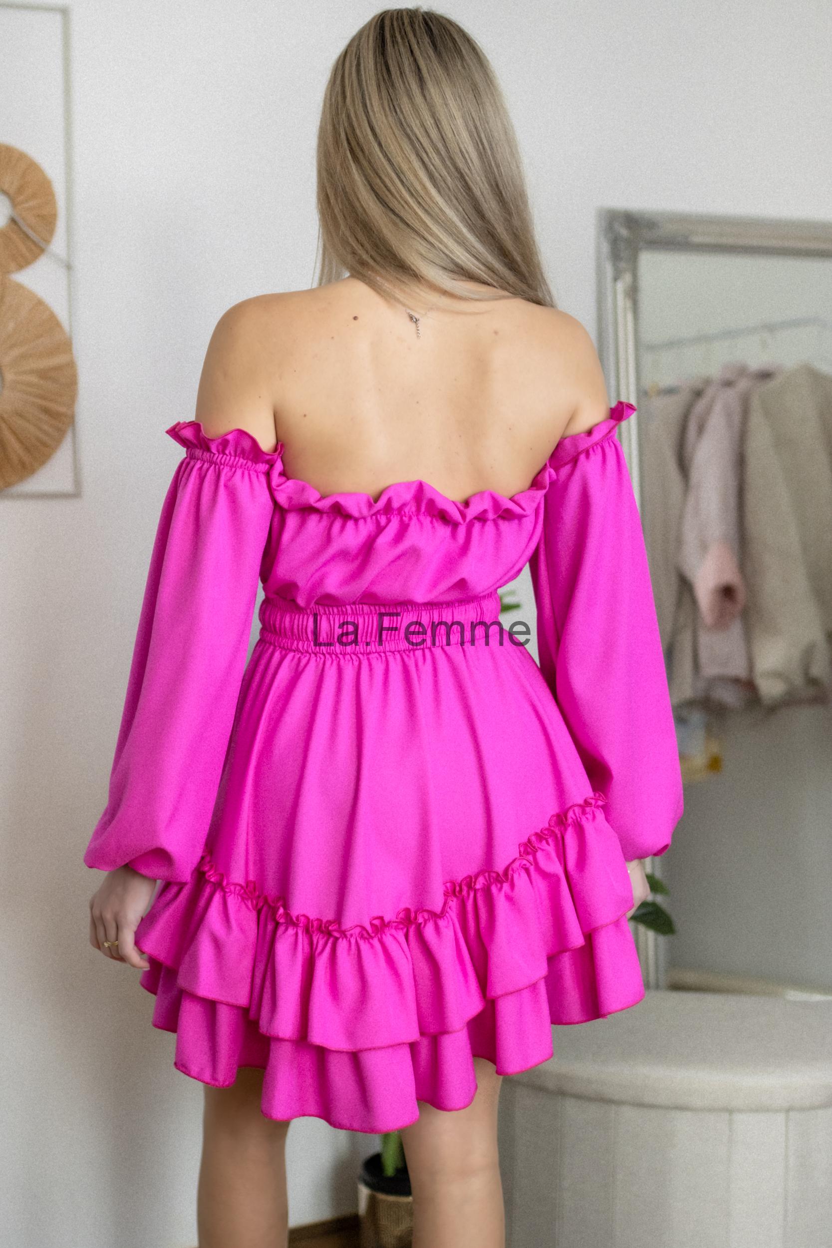 Dámské šaty Carmen, pink