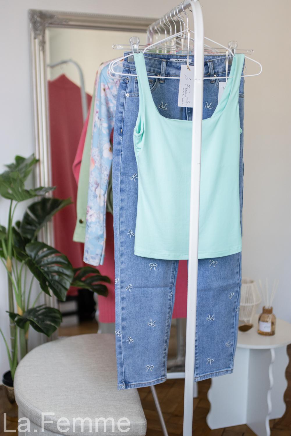 Dámské tílko Basic, mint