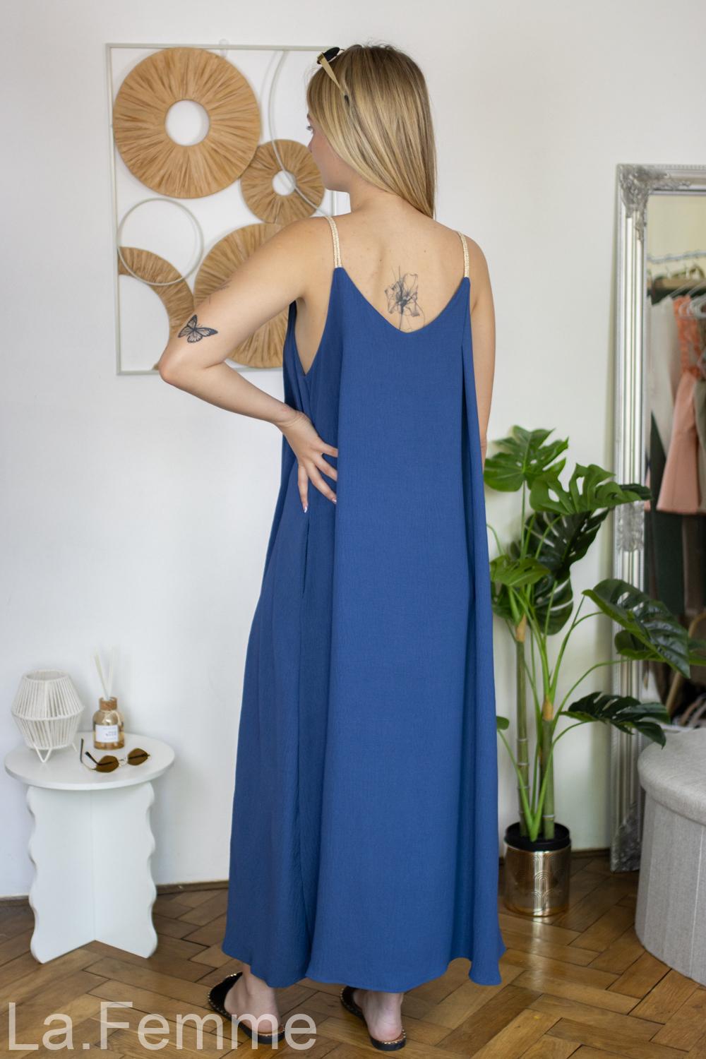 Dámské Maxi šaty Serena, blue