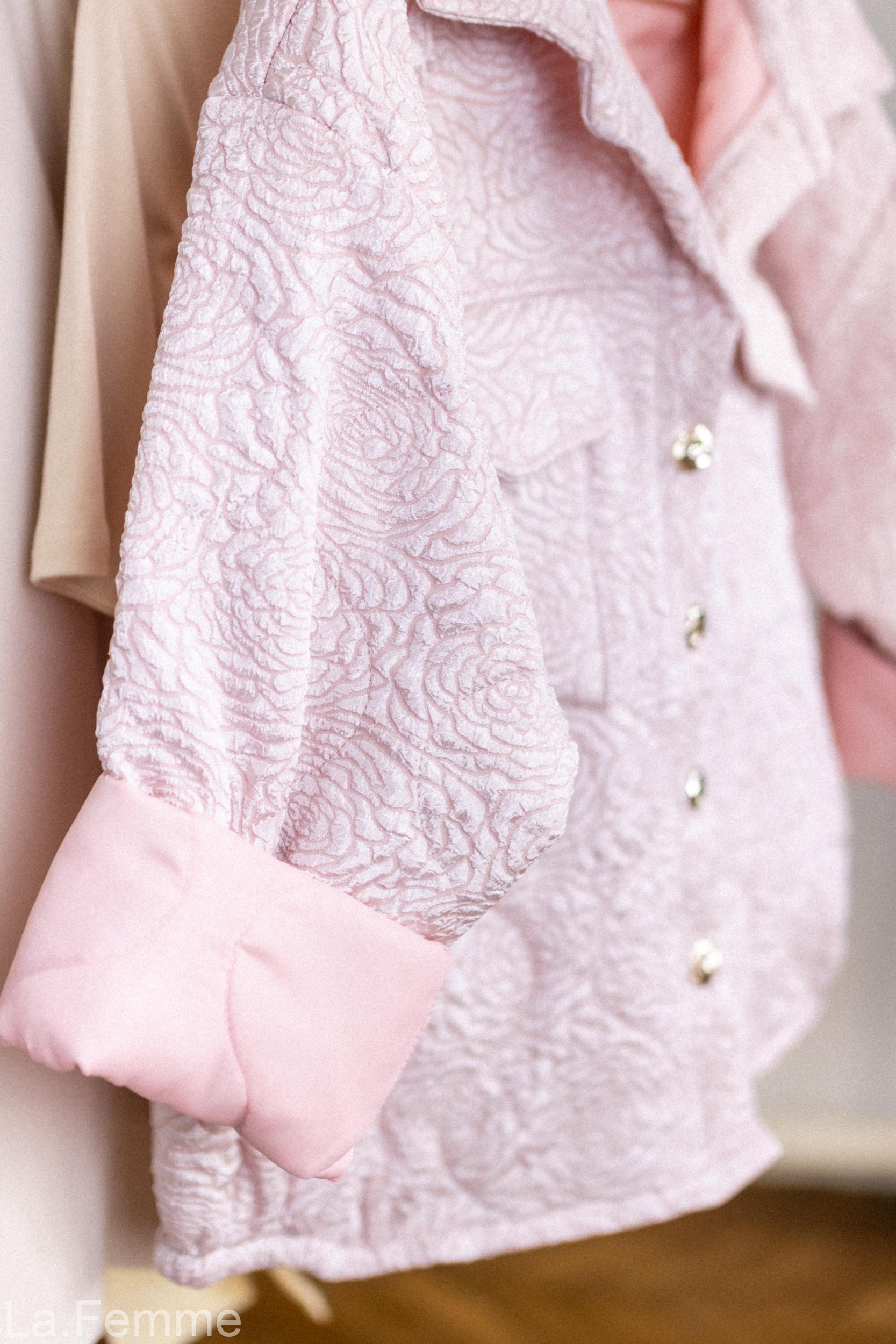 Košilová bunda Rosalia, pink