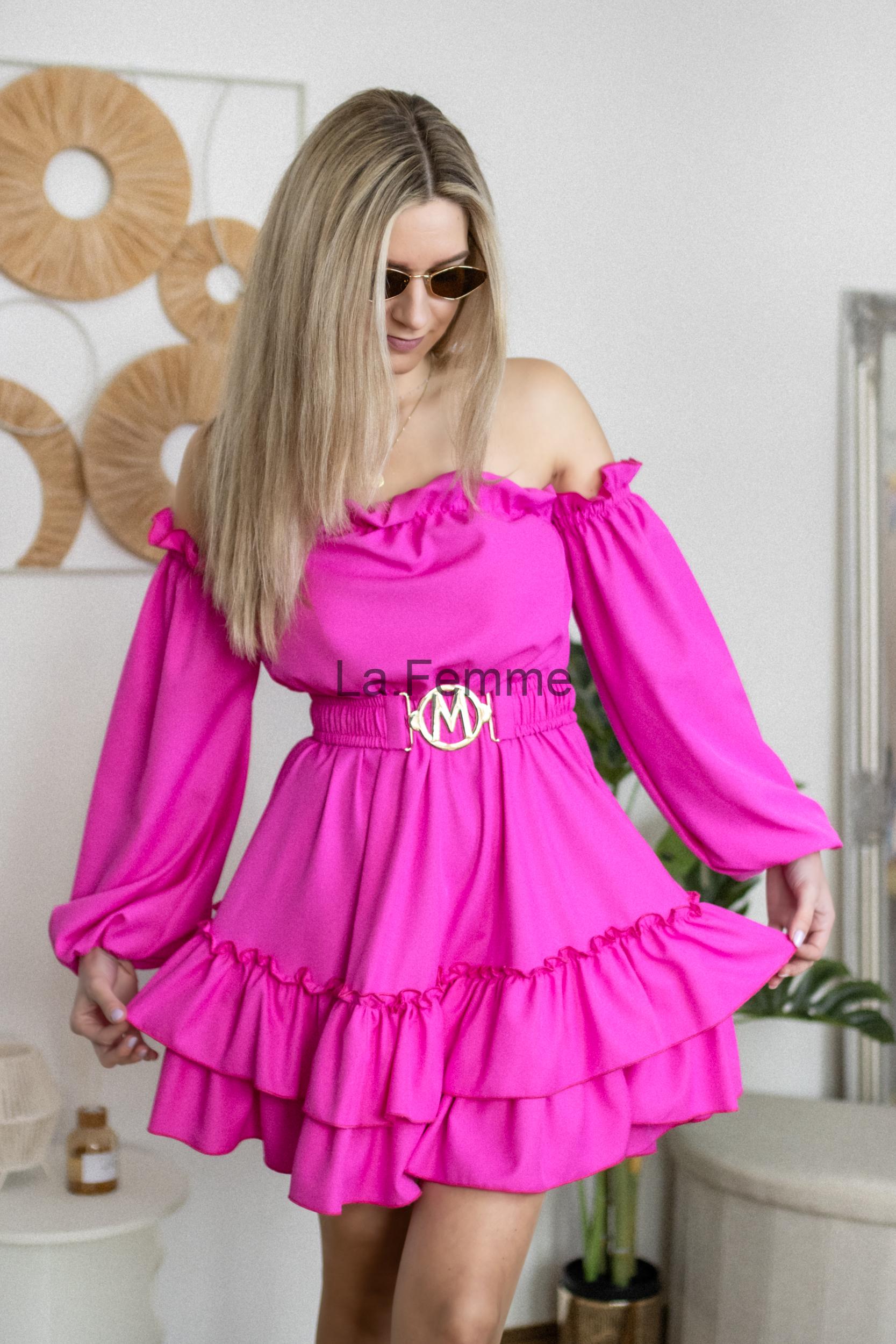 Dámské šaty Carmen, pink